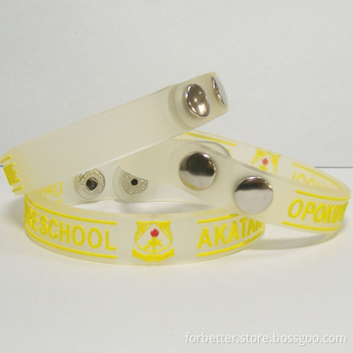 Press-Button PVC Bracelet